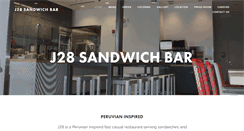 Desktop Screenshot of j28sandwichbar.com