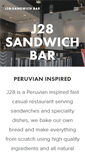 Mobile Screenshot of j28sandwichbar.com